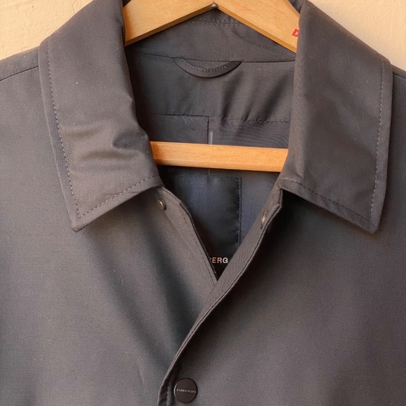 J. Lindeberg Storm Raincoat, Black, Size Small - Picture 2 of 12